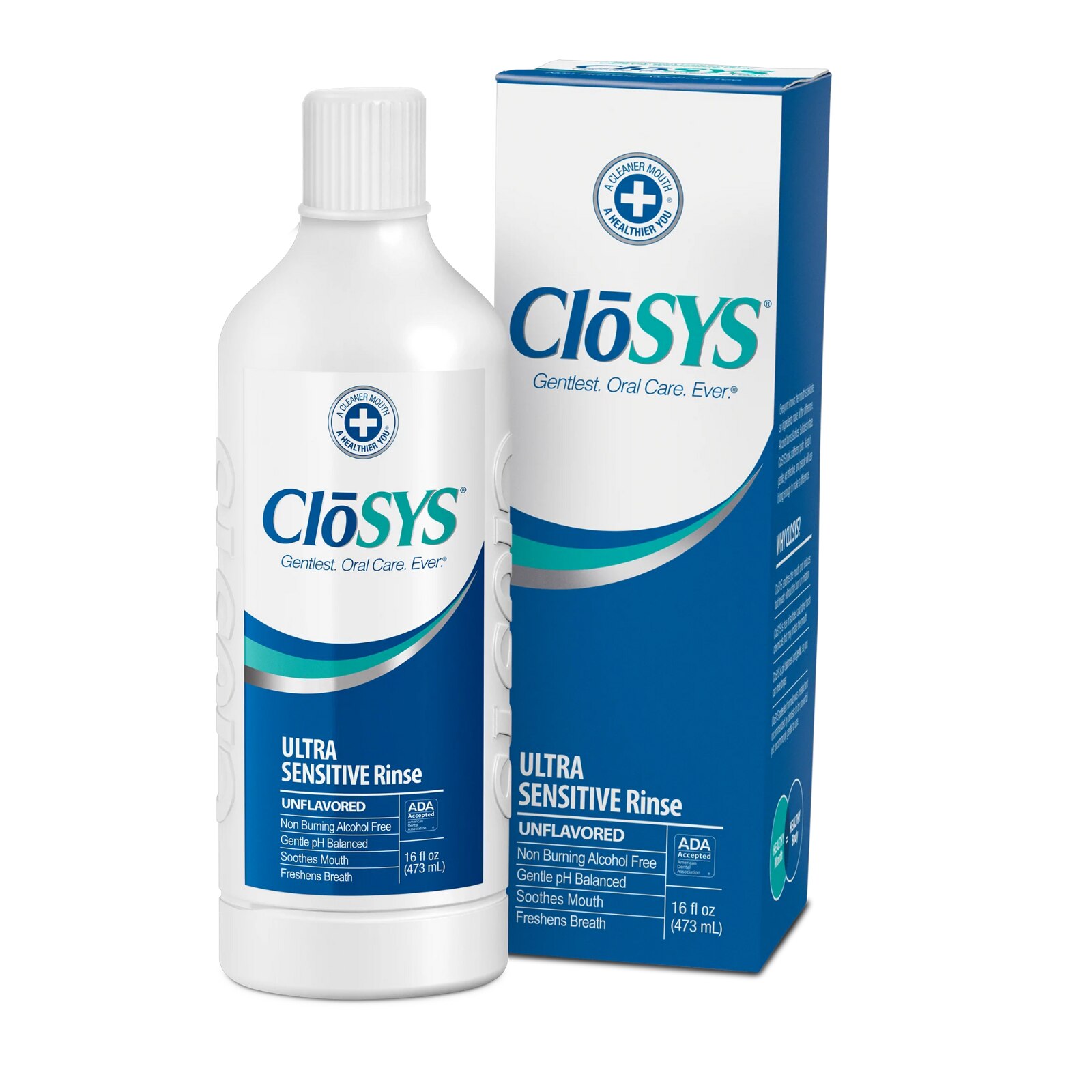 CloSYS Rinse Ultra-Sensitive Unflavored 16oz 12/Cs thumbnail 10