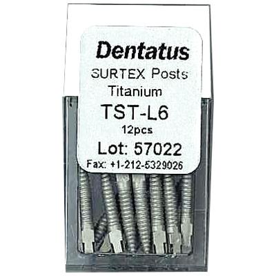 Surtex Posts Titanium 1.8 mm Parallel Sided & Tapered End 12/Bx product image