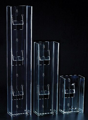 Glove Dispenser Acrylic Triple Vertical - Glove Dispenser Acrylic Triple Vertical - Image 1