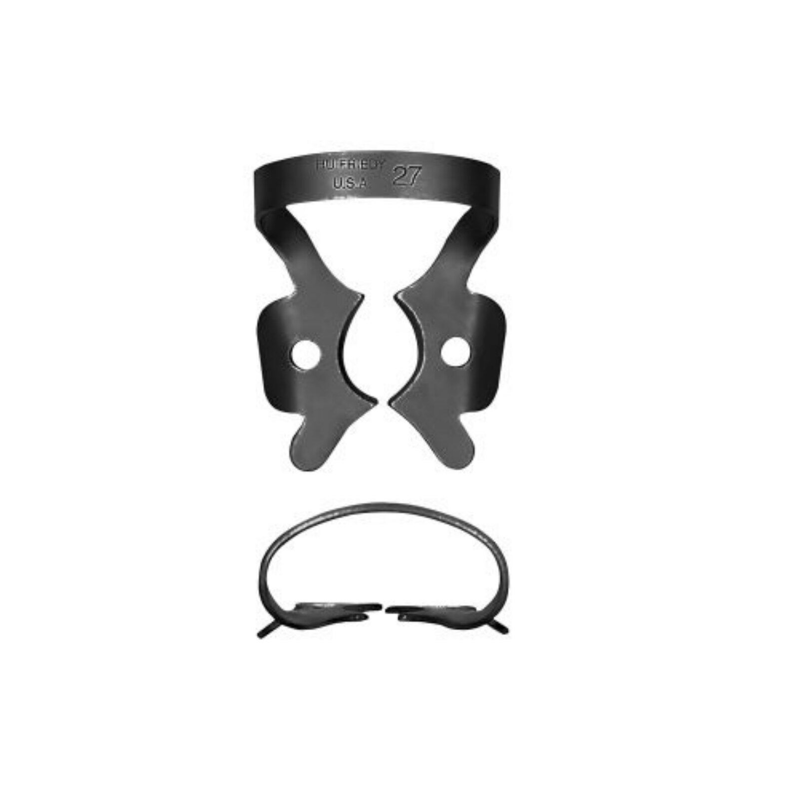 Hu-Friedy Black Line Rubber Dam Clamp Winged Size 27 Ea thumbnail 5