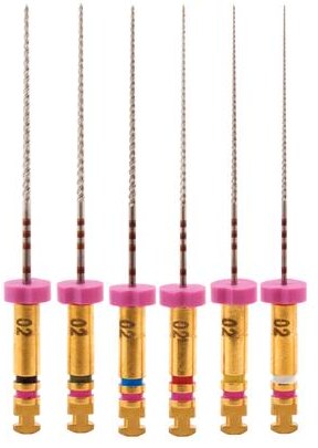 K3 Rotary File 25 mm Size 15-40 Nickel Titanium Assorted 0.02 6/Pk thumbnail 9