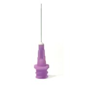 Secure-Lock Appli-Vac 1" Bendable Needle Tips 30ga 80/Bag Purple