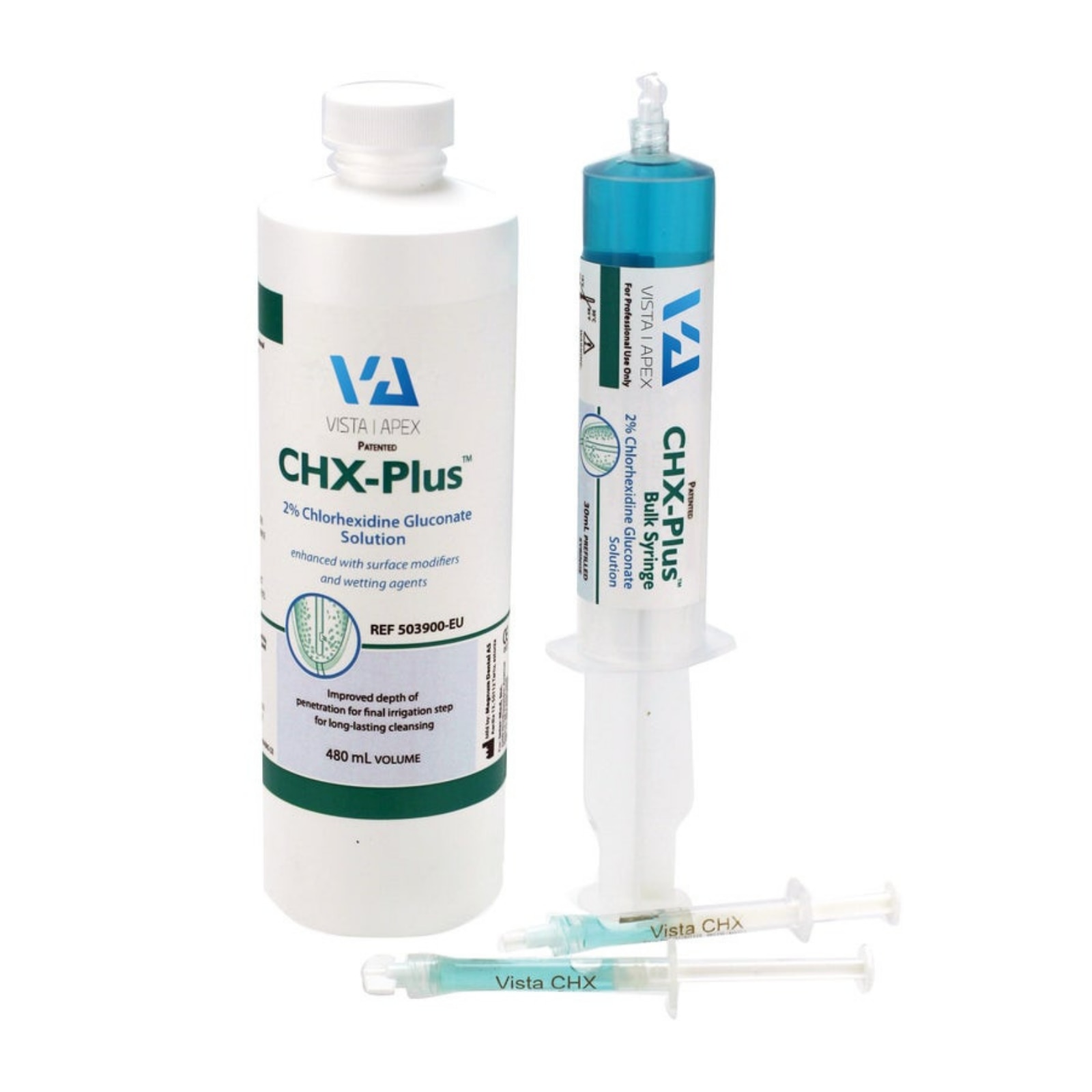 CHX-Plus Cleanser, 2% Chlorhexidine Gluconate, Bulk Syringe, 30 ml, 1/Pk, 503650 product image