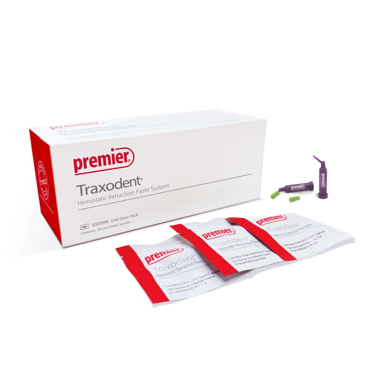 Traxodent Hemostatic Retraction Paste System, Unit Dose, 24/Pk, 9007094 product image