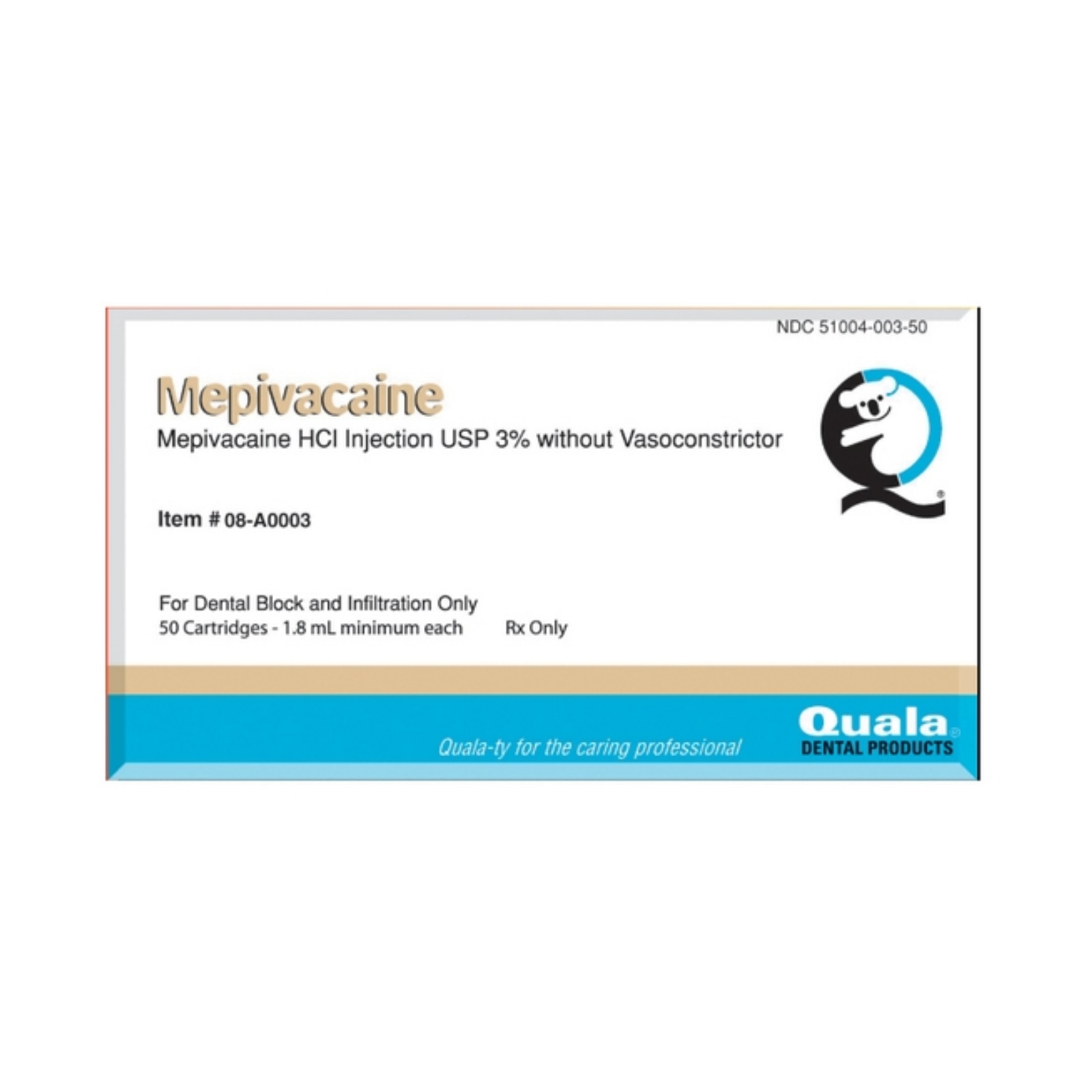 Mepivacaine HCL 3% 50/Bx product image