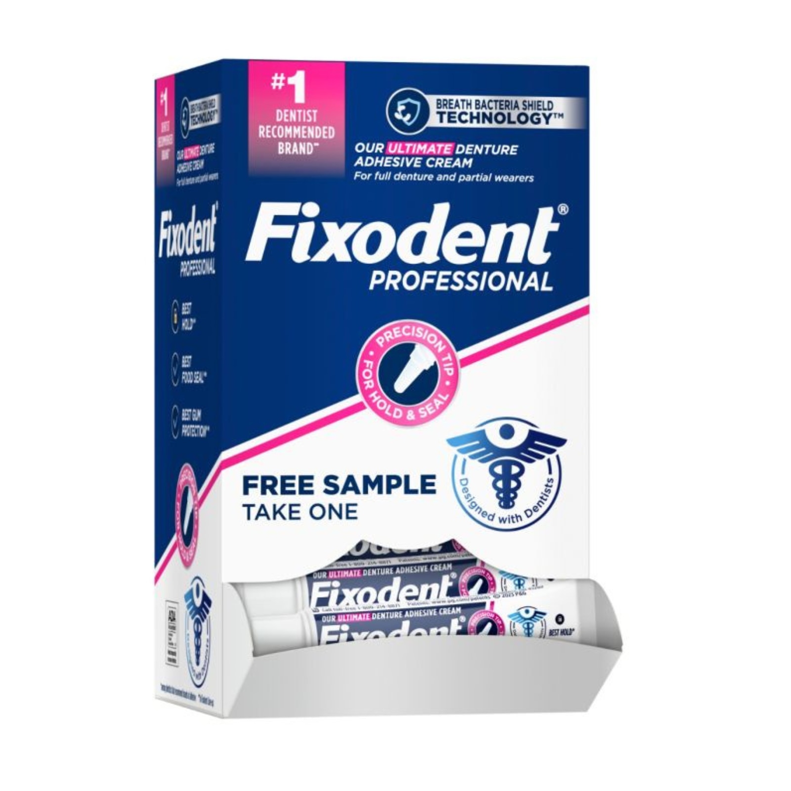 Fixodent Prof Ultimate Denture Adhesive Cream 0.35oz Tube 50/Case - Fixodent Prof Ultimate Denture Adhesive Cream 0.35oz Tube 50/Case - Image 1