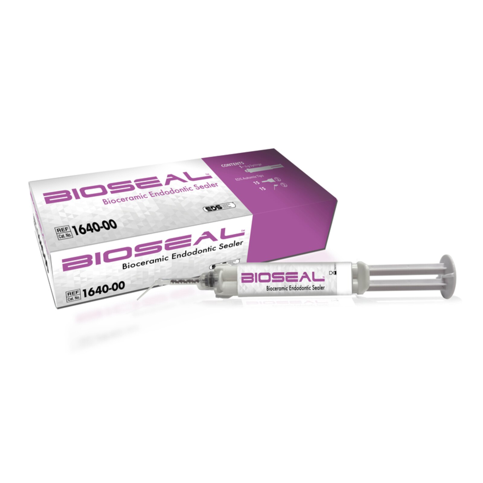 Bioseal Bioceramic Endodontic Sealer, 10 gm Auto Mix Syringe, 15 Angled Endo Tips, 1640-00 thumbnail 5
