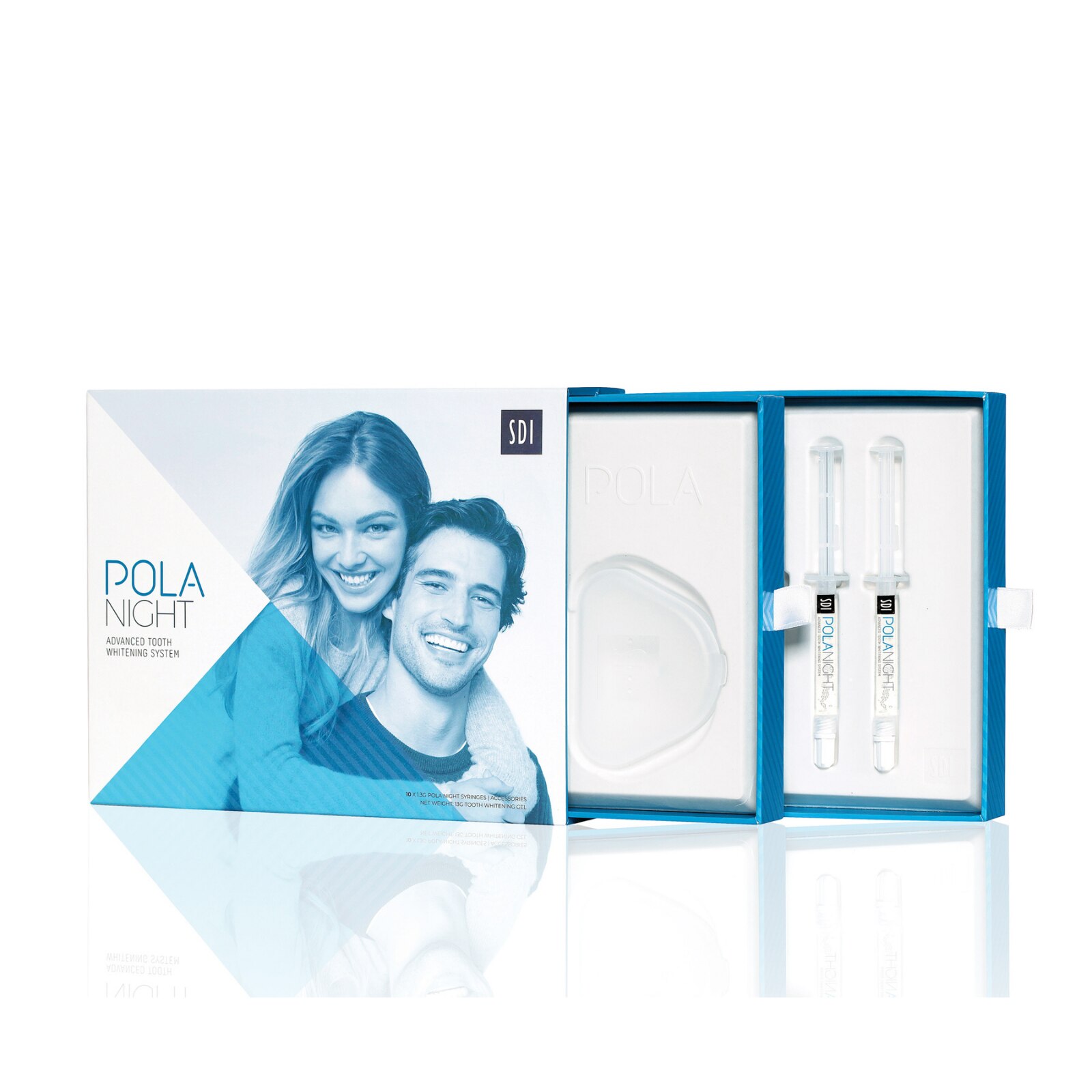 Pola Night Tooth Whitening System, 22% Carbamide Peroxide, Syringe Kit, 1.3 g, 10/Pk, 7700111 product image