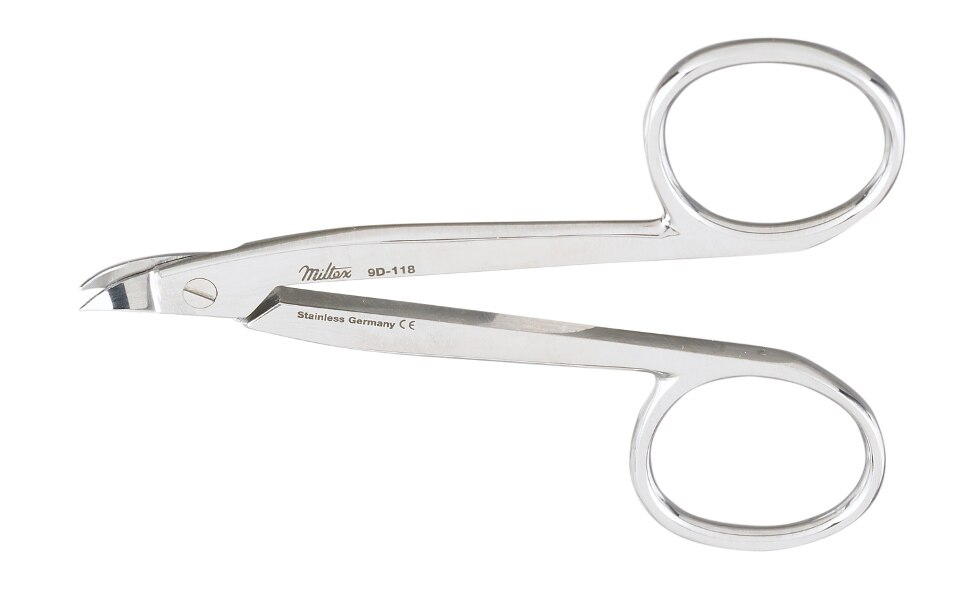 Crown-Festooning Scissors, Pedodontic, Curved, 3-1/2", 1/Pk, 9D-118 product image