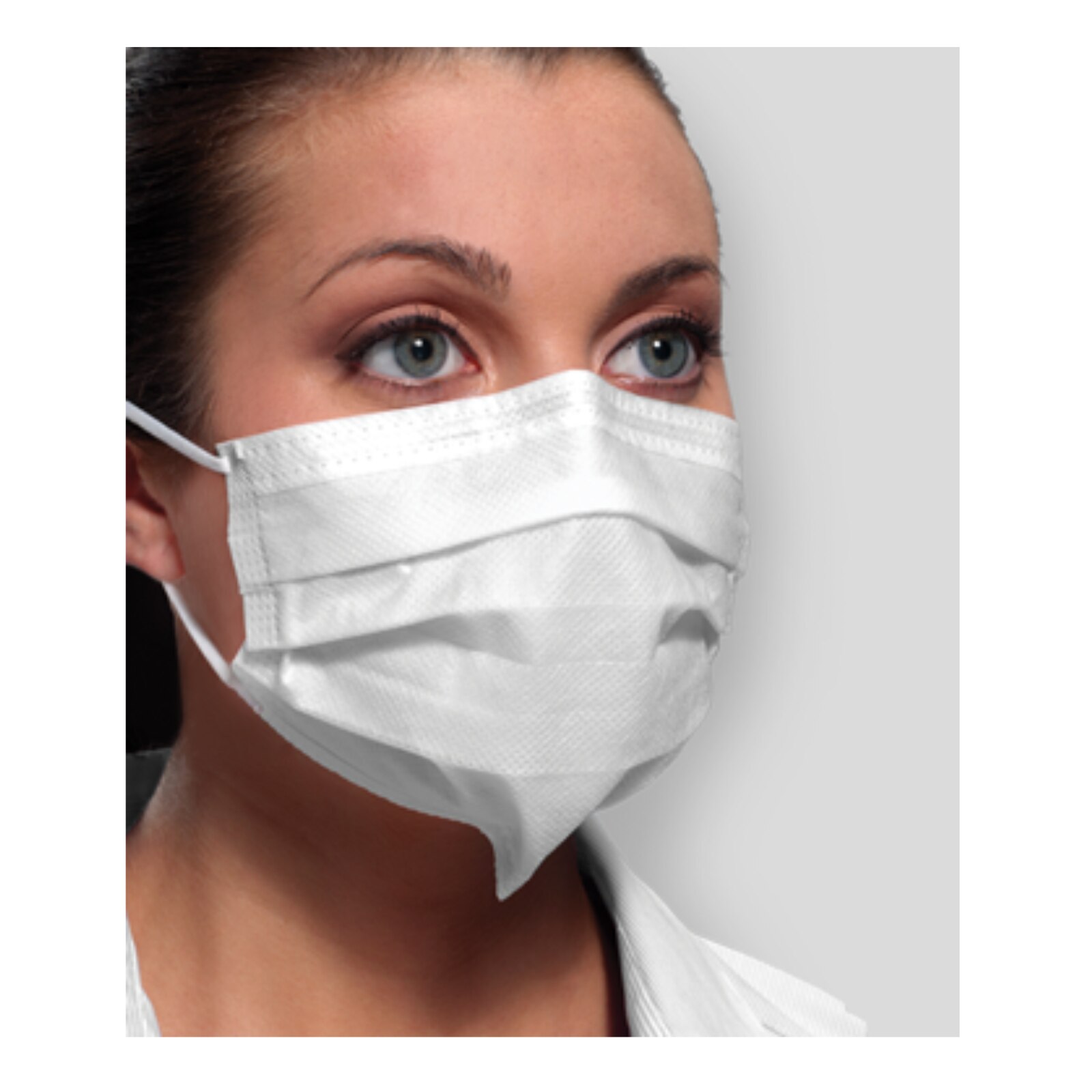 Ultra Sensitive FogFree Earloop Masks, ASTM Level 3, White, 40/Pk, GCFCXSF product image