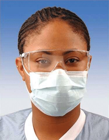 Procedural Earloop Face Masks, ASTM Level 2, Lavender, 50/Pk, GCPLV product image