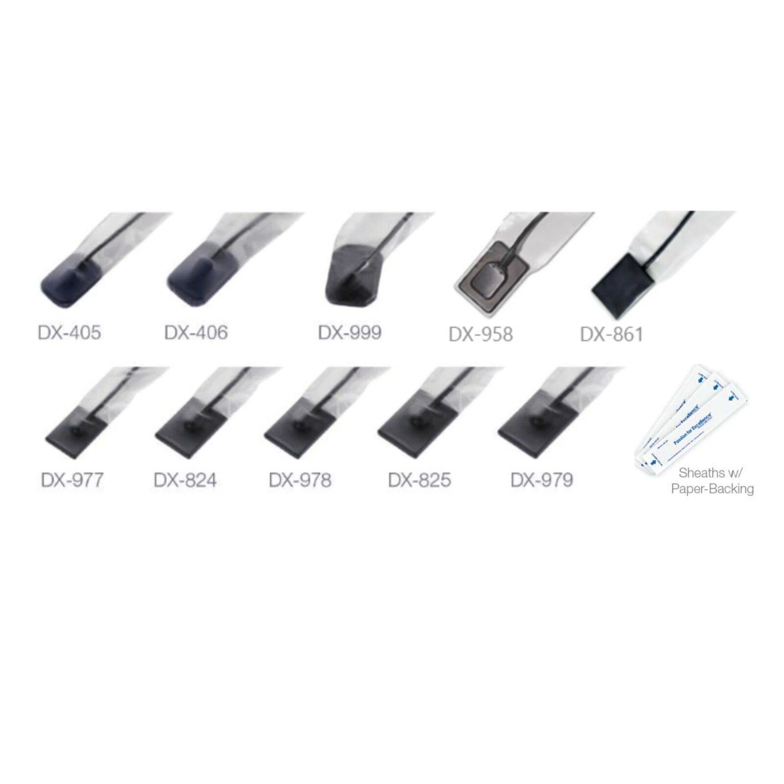 Paper-Backed Barrier Sleeves, for Kodak 6100, # 0, 500/Pk, DX-977 product image