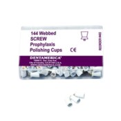 Prophy Cups Screw Web Med-Soft 144/Pk