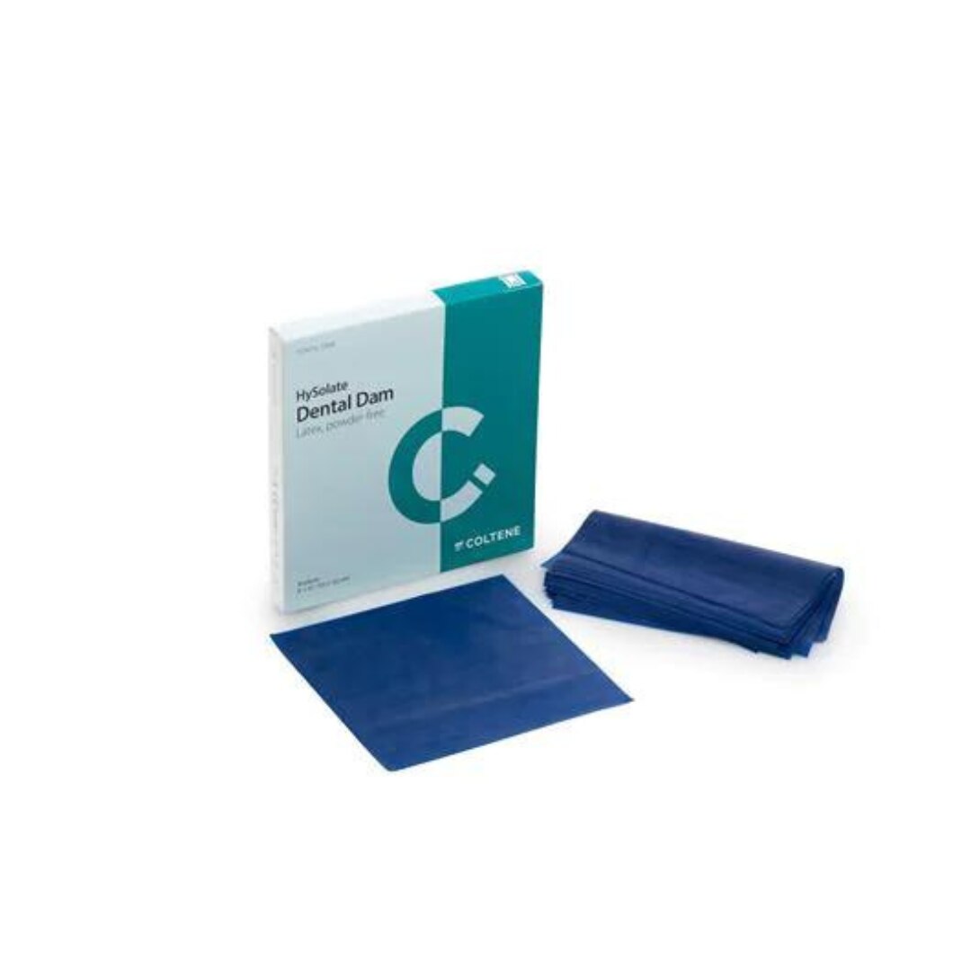 HySolate Latex Dental Dam 5x5 Blue Medium 52/pk, 60034441 thumbnail 9