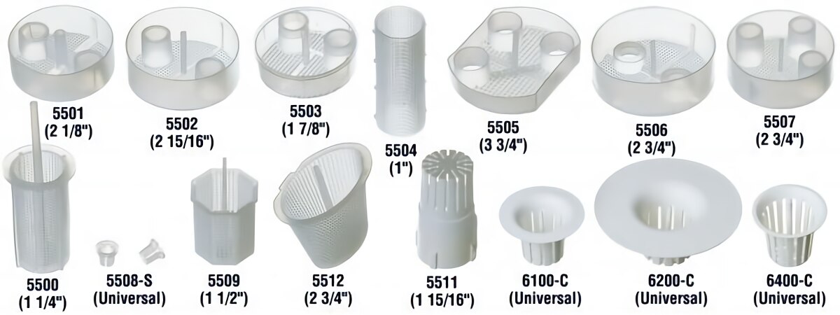 Dispos-A-Trap Disposable Plastic Vacuum Traps, 2 3/4", # 5505, 144/Pk thumbnail 9