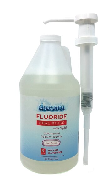 Dream 2% Neutral Sodium Fluoride Rinse 64oz Fruit Punch - Dream 2% Neutral Sodium Fluoride Rinse 64oz Fruit Punch - Image 1