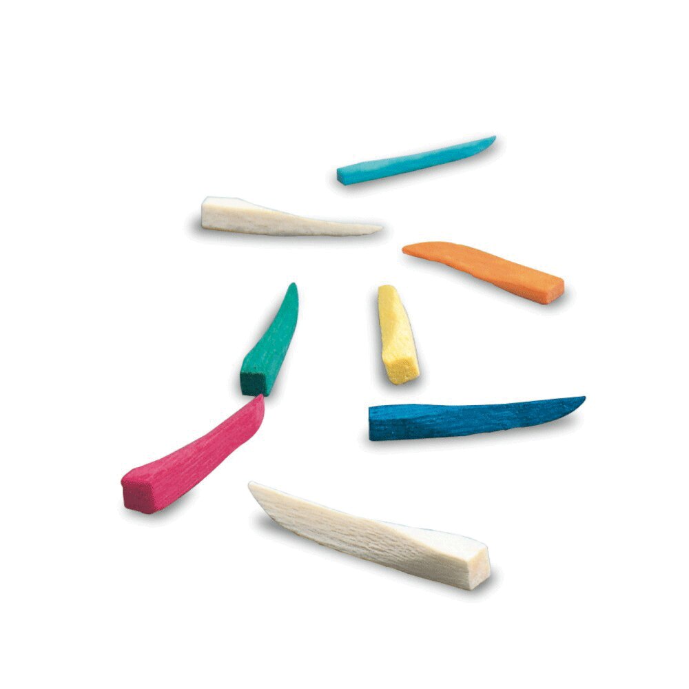 Sycamore Wood Wedges, Mini, Light Blue, 400/Pk, 9061109 thumbnail 10