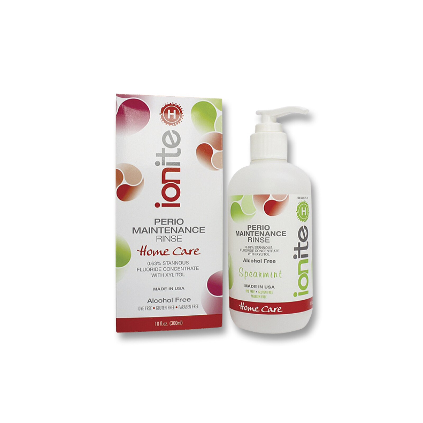 IONITE-H 0.63% Stannous Perio Rinse 10oz Spearmint product image