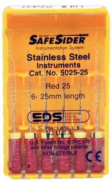 SafeSider Stainless-Steel Hand Reamers, 25 mm, 0.02 Taper, # 25, Red, 6/Pk, 5025-25 thumbnail 6