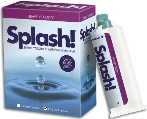 Splash! VPS Impression Material, Cartridge, Light Body, Regular Set, 48 ml, Wild Berry, 2/Pk, SPD1209 thumbnail 10