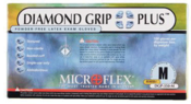 Diamond Grip Plus PF Latex Gloves Medium 100/Box