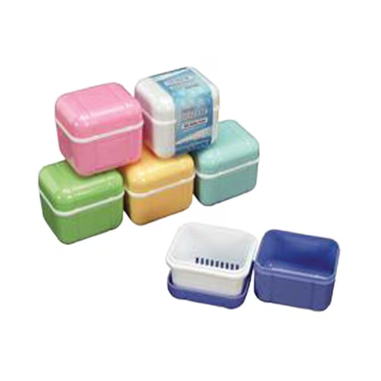Denture Case Assorted With Tray 12/Pk product image
