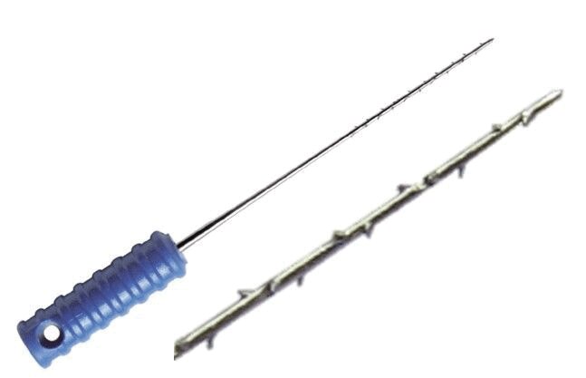 Barbed Broaches #6 Sterile Coarse 10/Bx Black - Barbed Broaches #6 Sterile Coarse 10/Bx Black - Image 1