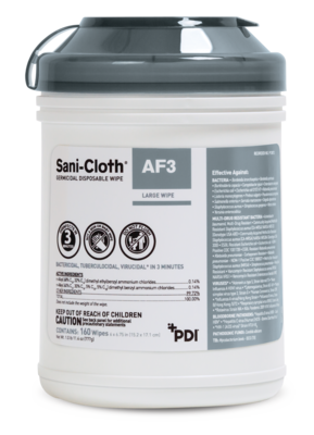 Sani-Cloth AF3 Germicidal Wipes Large Canister 160/Pk thumbnail 12