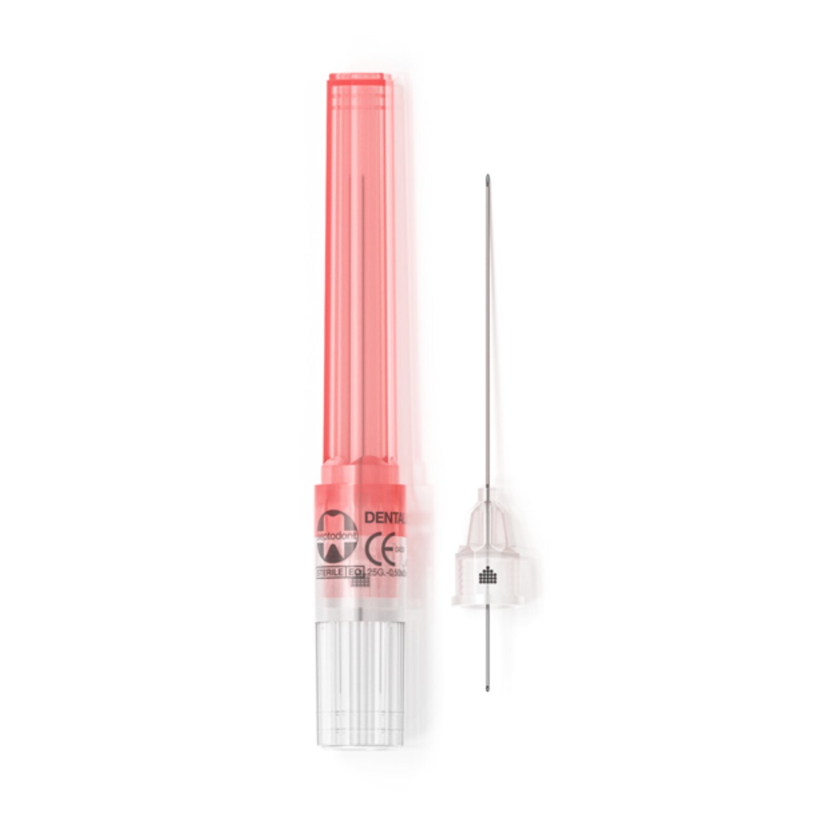 Septoject Needles 25 Long Red 100/Bx product image