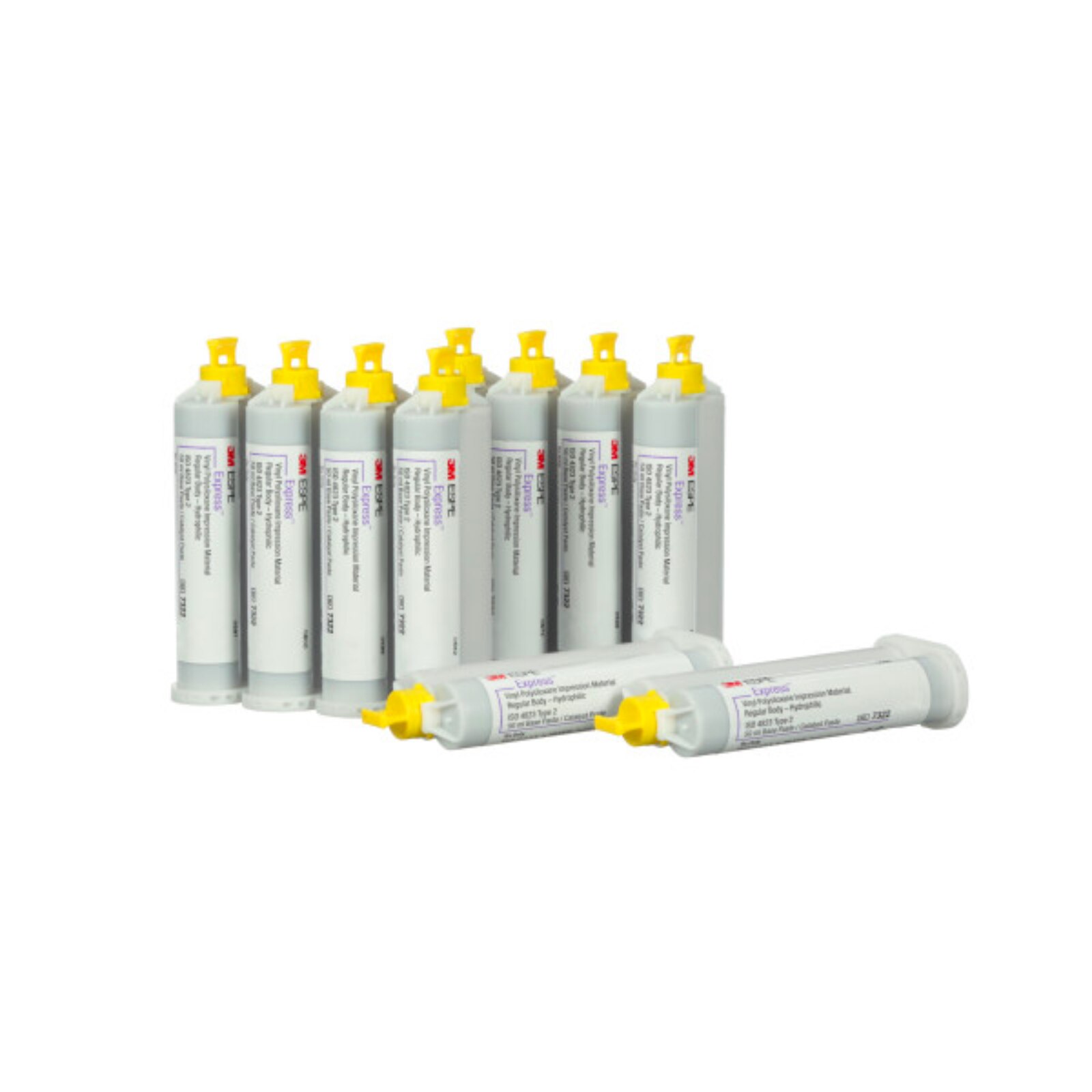 Express Hydrophilic VPS Impression, Bulk Pack, Regular Set, 50 ml, Purple, 10/Pk, 7322T thumbnail 10