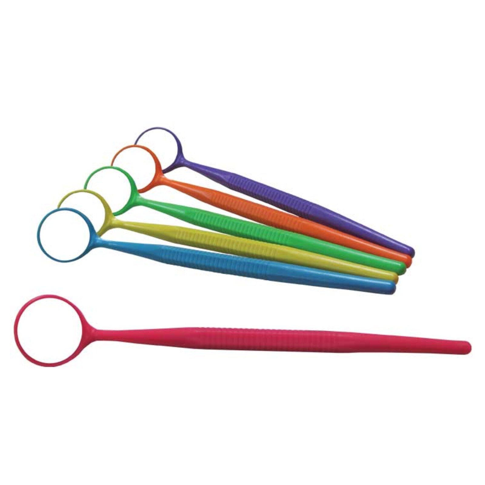 Crystal HD Mirror Size 4 Thin Grip Cone Socket Assorted Neon 12/Pk product image