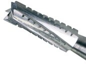 Standard Operative Carbide Burs, RA, Long Taper Flat End Cross Cut, # 701L, 10/Pk, 14805 product image