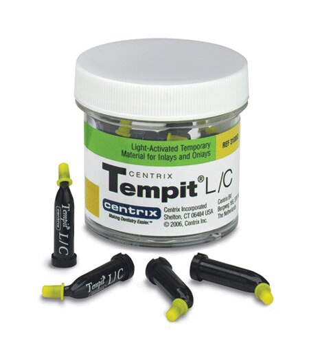 Tempit LC Temporary Filling Material, Prefilled Tips, 0.25 g, Translucent, 30/Jar, 310063 thumbnail 10