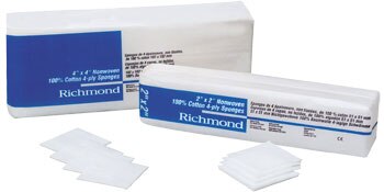 Rayon/Poly Non-Woven Sponge 3x3" 4 Ply Non-Sterile thumbnail 4