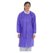 Extra-Safe Lab Coats Purple 3XL 10/Pk
