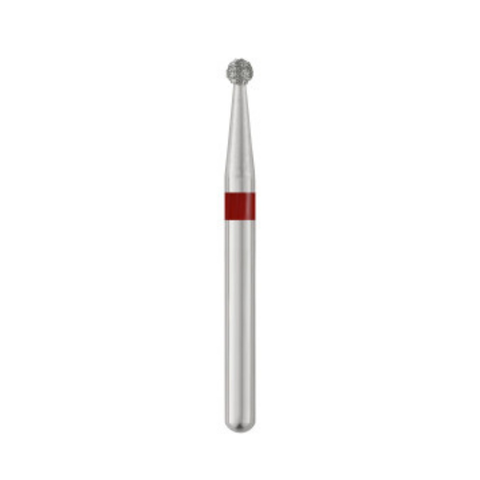 Piranha Diamond Single-Use Burs, FG, Round, # 801-014, 1.4 mm, Fine, Red, 25/Pk, 801-014F thumbnail 5