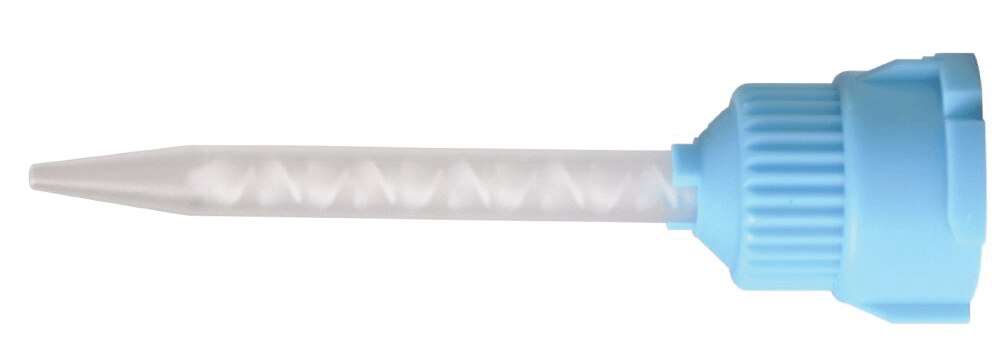 Temporary Crown & Bridge Material, HP Mixing Tips, Long, Light Blue, 50/Pk, MTLB product image