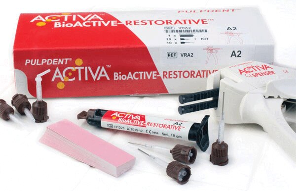 Activa BioActive Composite Resin Restorative, Dual-Cure, Syringe Value Refill, 5 ml, Universal Viscosity, A3, 2/Pk, VR2-A3 thumbnail 10