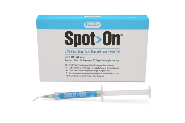 Spot-On Etching Gel, 37% Phosphoric Acid, Intro Kit, 1.2 ml, High Viscosity, 5/Pk, 3001461 thumbnail 6