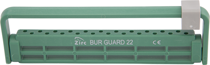 Steri-Bur Guard Bur Block Antimicrobial Microban 22 Hole Green Detachable Lid Ea thumbnail 5