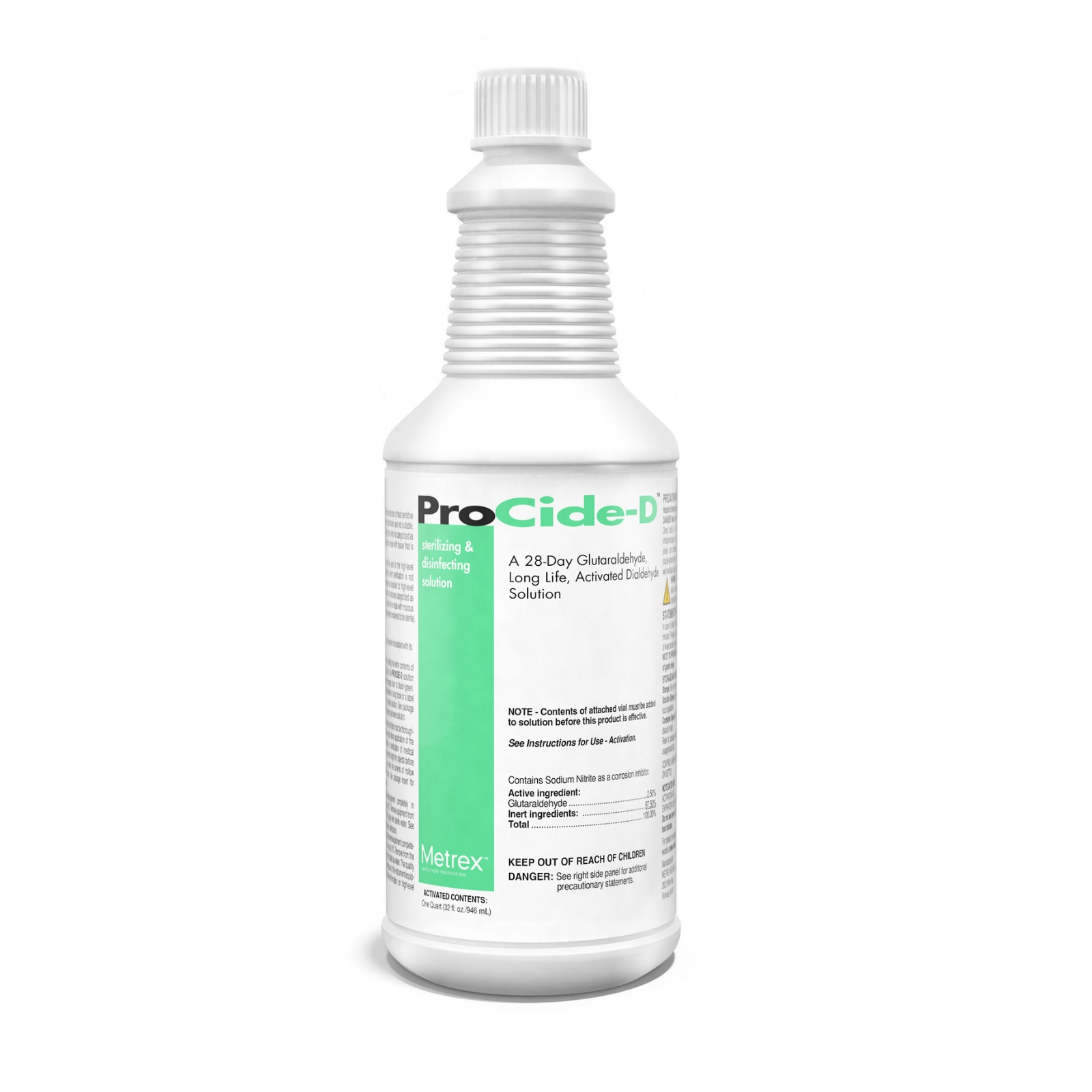 ProCide-D High Level Disinfectant 2.5% Glutaraldehyde 4 Quart 32 Oz thumbnail 10