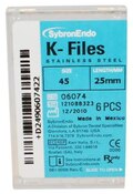 SybronEndo K-Files SS 25mm #45 6/Bx