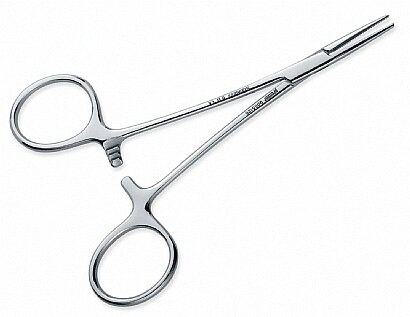 Hemostat, Straight, Stainless Steel, 4-3/4", 1/Pk, 9065126 product image