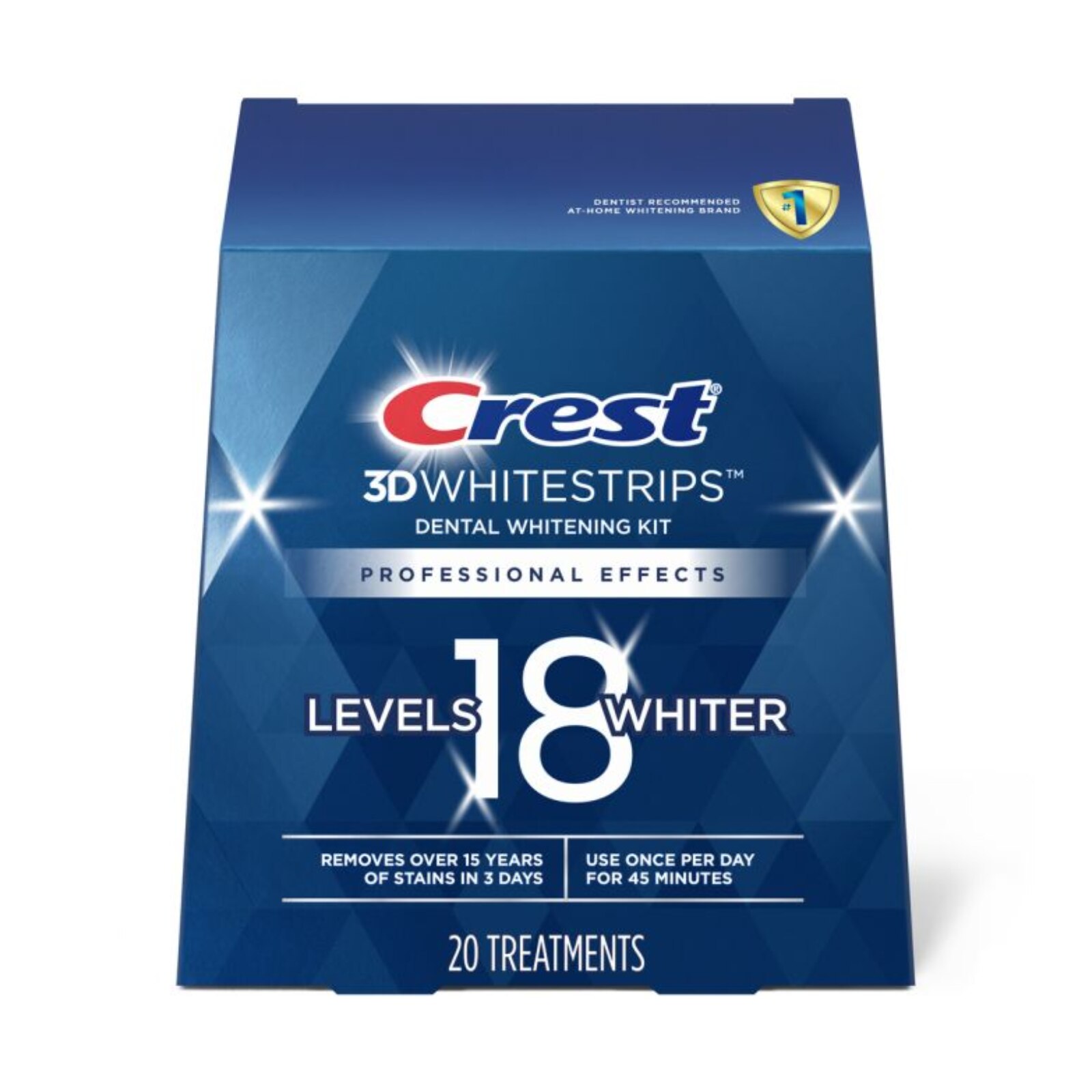 Crest 3D Whitestrips Professional Effects 20/Treatments x 8/Cs product image