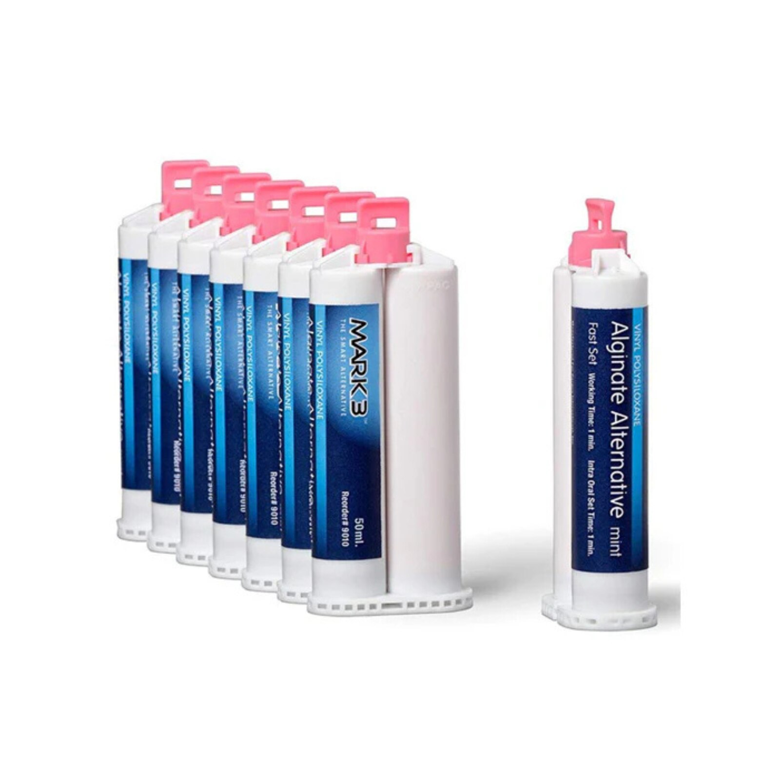 MARK3 Alginate Alternative 50mL Cartridges 8/Pk Fast Set product image