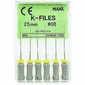 Mani K-Files 25mm #80 6/Bx
