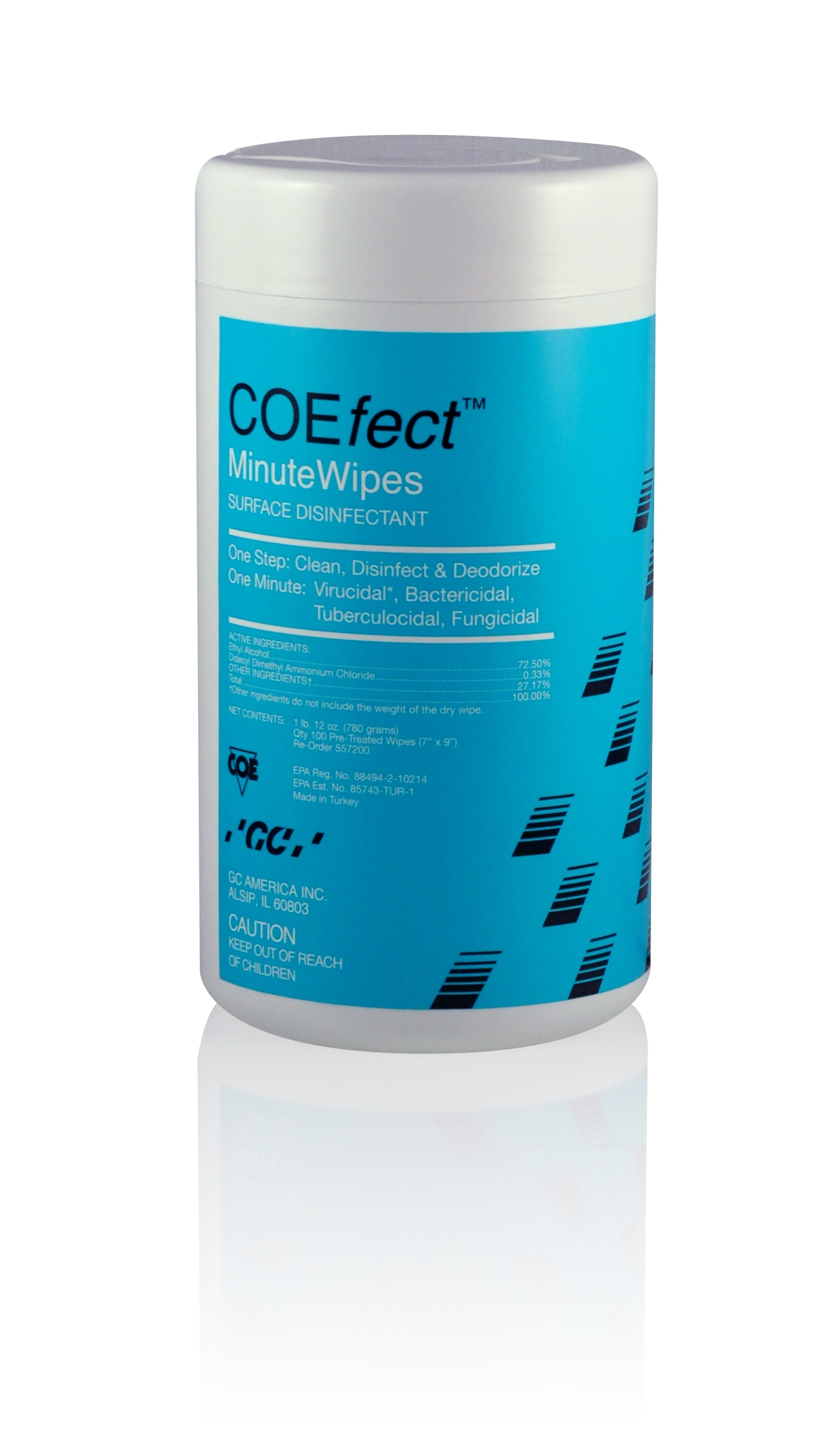 COEfect MinuteWipes 160/Can x 12/Cs product image