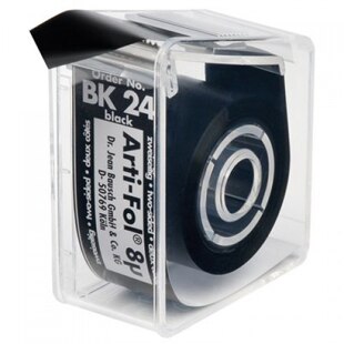 Arti-Fol II Ultra-Thin Two-Sided Articulating Film, 8 microns, 22 mm x 20 m, Black/Black, 1 Roll/Pk, BK24 thumbnail 8