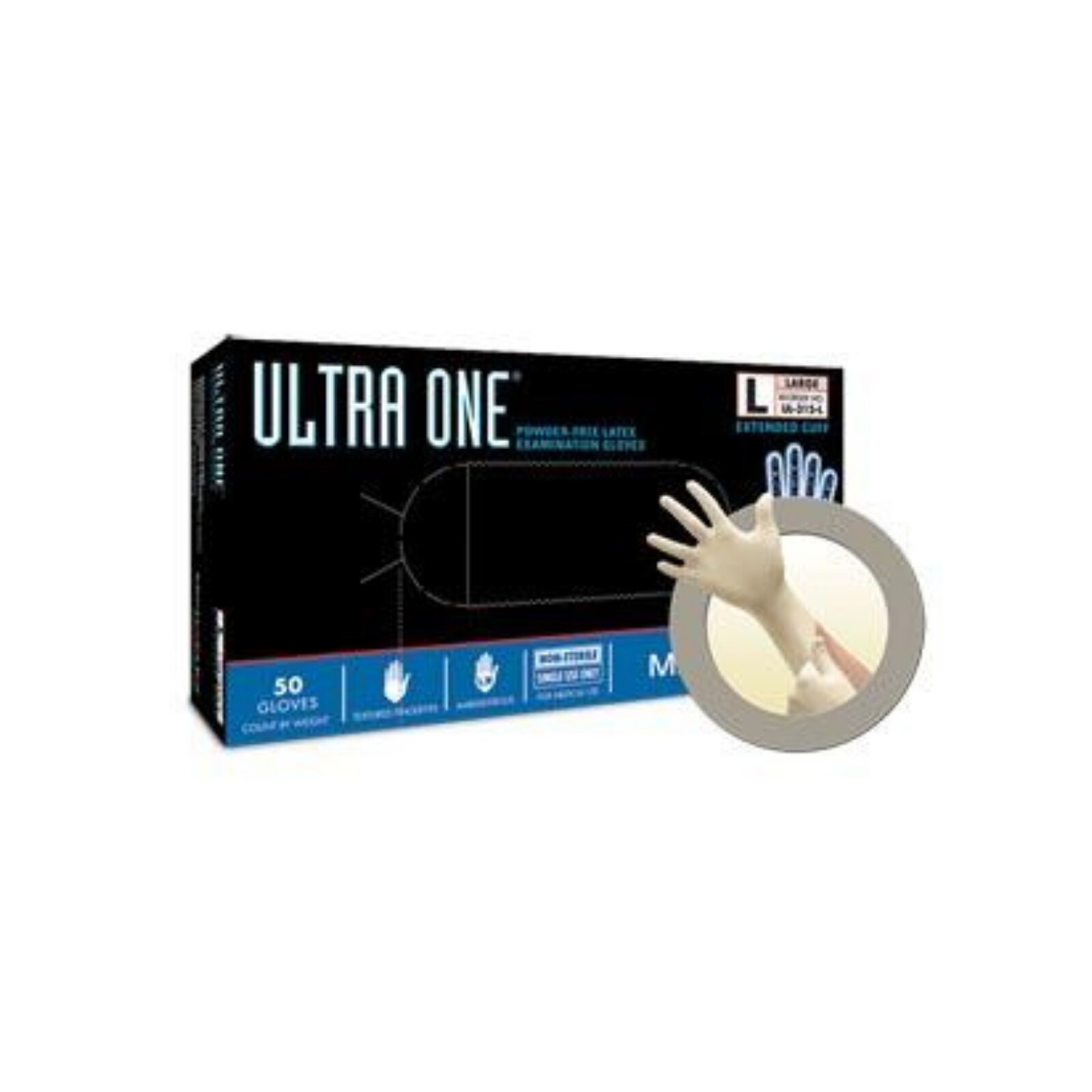 Ultra One Latex High Risk PF Glove X-Large 50/Bx, UL-315-XL thumbnail 11