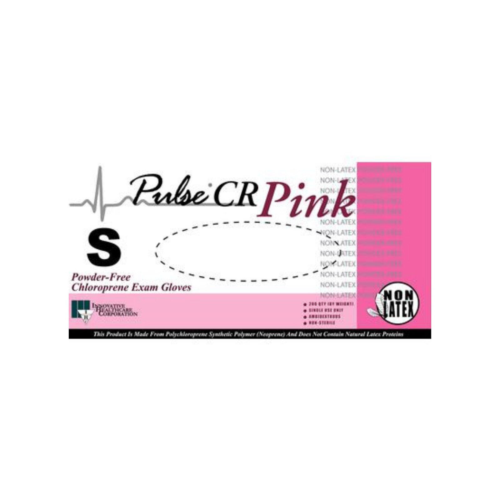 Pulse CR Polychloroprene Pink Small 200/Box product image